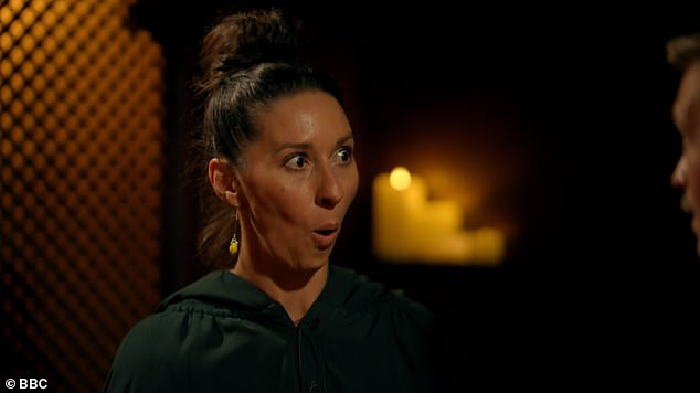 The former criminal barrister turned crimenovelist was sensationally banished during a round table this week, after unleashing her fury on traitor Rachel (pictured)