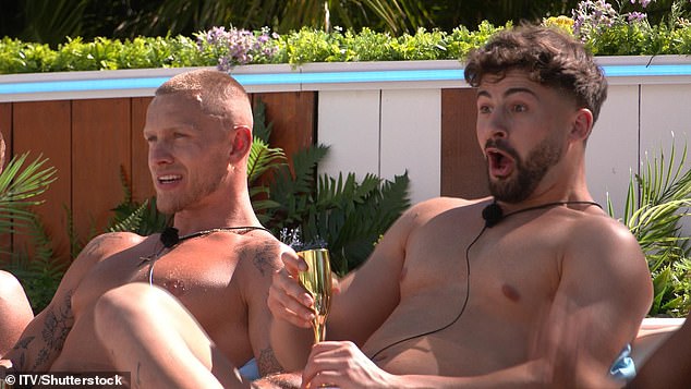 And it seems ITV2bosses are not messing around during the third series of the spin-off dating show as three new bombshells are set to enter the villa on Sunday evening; pictured Charlie Frederick and Ciaran Davies