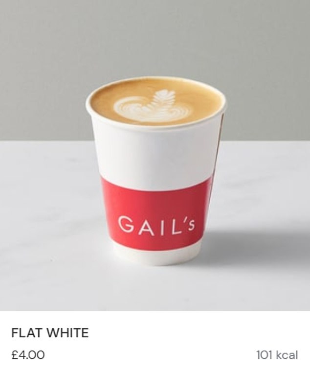 A Gail's flat white costs £4 in Manchester, Bath, Winsdor and London - but only £3.80 in Macclesfield and Reading