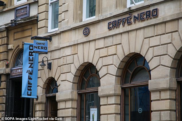 £3.95 is the standard price for a flat white in the UK at Caffe Nero - although a branch in affluent Harrow-on-the-Hill costs 15 pence more