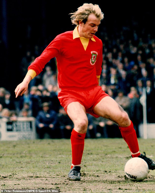 The star (pictured in 1973) was born in Cardiff and won 59 caps for the Welsh national side