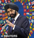 Pictured: Ajay Banga