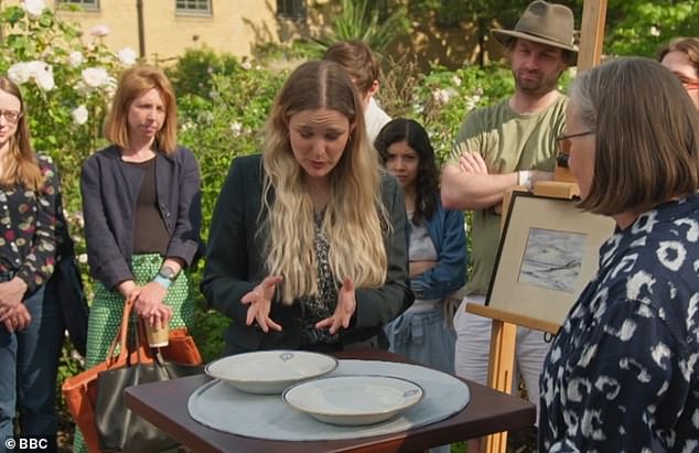 The guest's grandfather was Reginald Skelton, one of the first officers of the first major Scottish expedition to the Antarctic - with the bowls being from the expedition