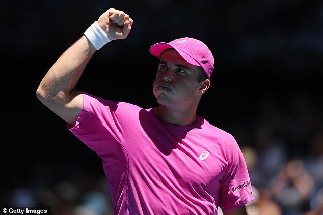 Qualifier Arthur Fery, 23, scored an upset against a clearly unwell No20 seed Flavio Cobolli