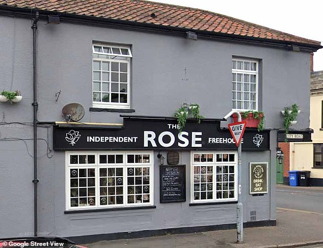 The Rose Inn (pictured) in Norwich keeps being hit by rising costs, its owner said