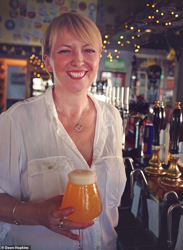 Dawn Hopkins (pictured), who owns the Rose Inn in Norwich, told the Daily Mail she is struggling to stay afloat