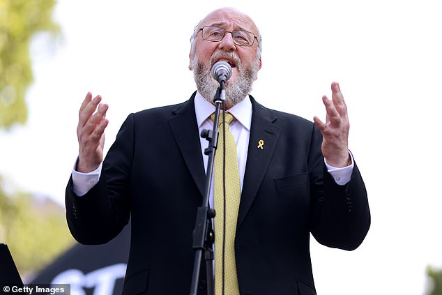 Sir Ephraim Mirvis, the chief rabbi (pictured in August) said teachers were following 'the path of least resistance' by choosing not to mark the day in the face of opposition from pupils