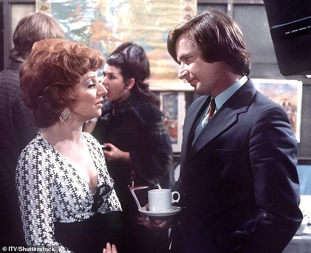 Corrie boss Iain MacLeod said William should not fear being killed off or sent packing in the back of a taxi like so many other characters (pictured with Barbara Knox 1965)