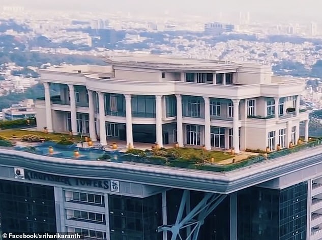 Mallya is unlikely to ever step foot in the two-storey replica of the White House he built in Bangalore, India. It is built on the top of Kingfisher Towers and sits 400ft high in the sky