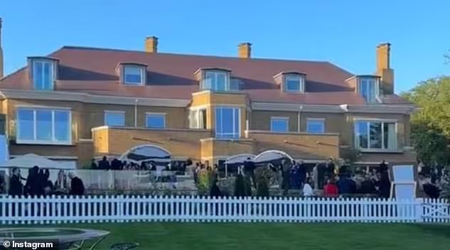 A photo posted online by a guest at Mallya's son Sidharta's wedding shows the Hertfordshire mansion, which was used as the wedding venue