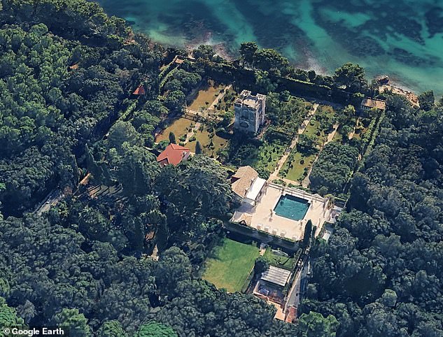 An aerial view of Le Grand Jardin. When creditors checked the home after Mallya was said to have left it abandoned and in a state of disrepair, they said the value of the home had significantly deteriorated