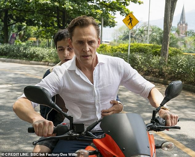 The show's hero, maverick spy Jonathan Pine (played by actor Tom Hiddleston)