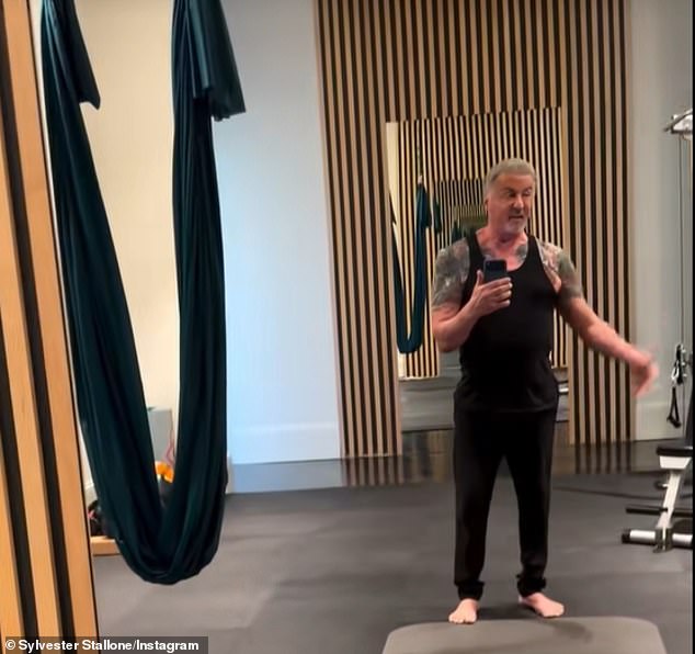 Stallone (born Michael Stallone) went on to call his home gym 'a sanctuary' or 'church' where he trains to get better