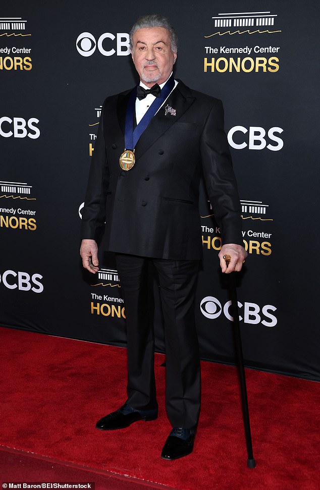 The Tulsa King producer-star was last publicly seen walking with a cane at the 48th Kennedy Center Honors in Washington, DC on December 7 where he was one of the honorees