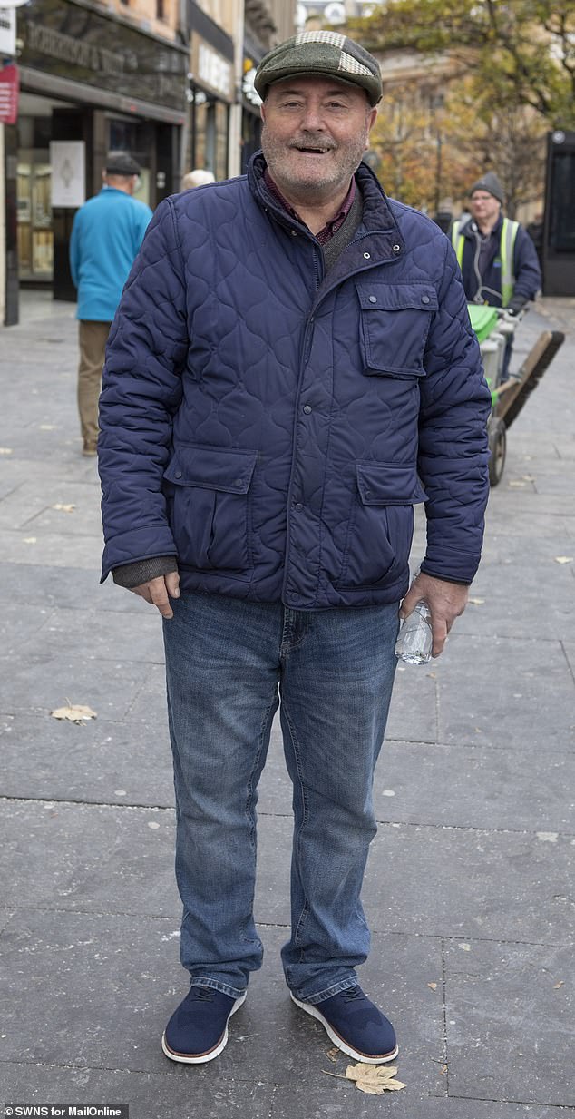 High street shopper Kenny McPherson, 67, said drugs were 'rife' in Dundee: 'I see cops standing there doing nothing, and just watching, while people are dealing almost next to them. The town is empty. People are scared to come in'