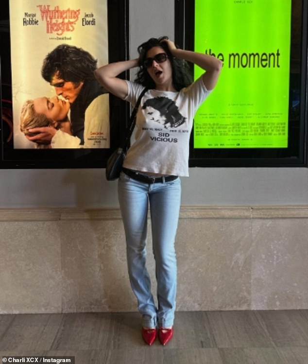 Charli XCX shared their joint post to her Story with the caption: 'The second people are getting sick of you, that's when you have to go even harder'