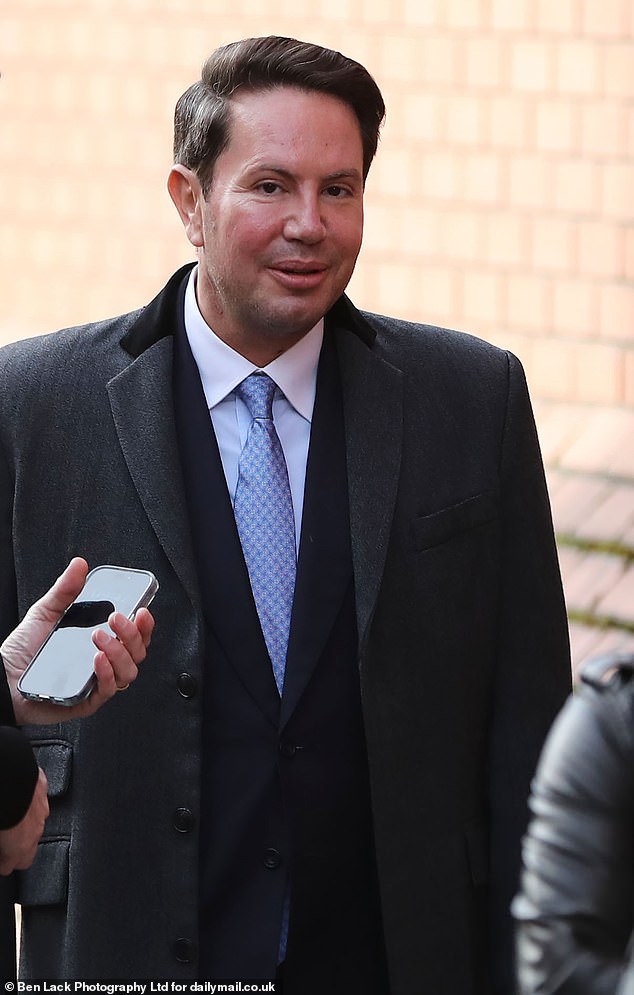 Mr Stunt clapped his hands together with relief as he was found not guilty of money laundering