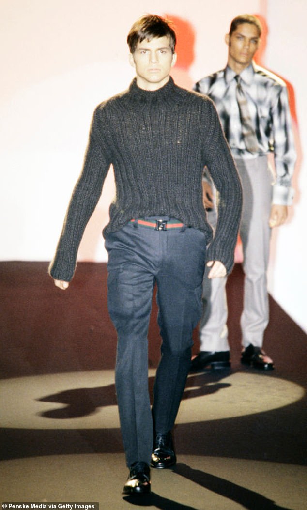 The star said, 'And I was, like, 178 lbs. I know exactly how much I weighed - 178 lbs. [Ford] was like, "He's too fat." And then I got fired'; Kutcher seen walking for Gucci in 1998