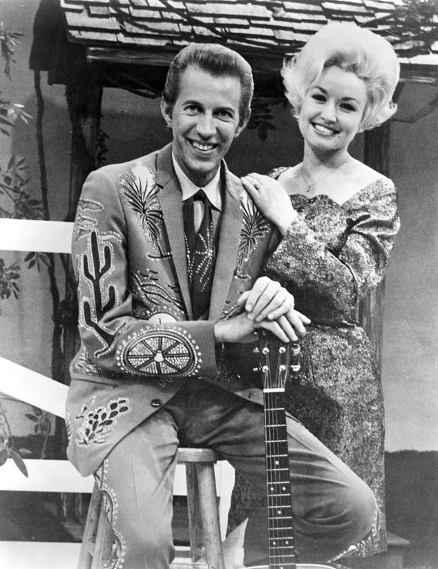 Her first chart his was Dumb Blonde in 1967 which led to a life-changing gig on The Porter Wagoner Show (pictured), the biggest syndicated country music TV show in America