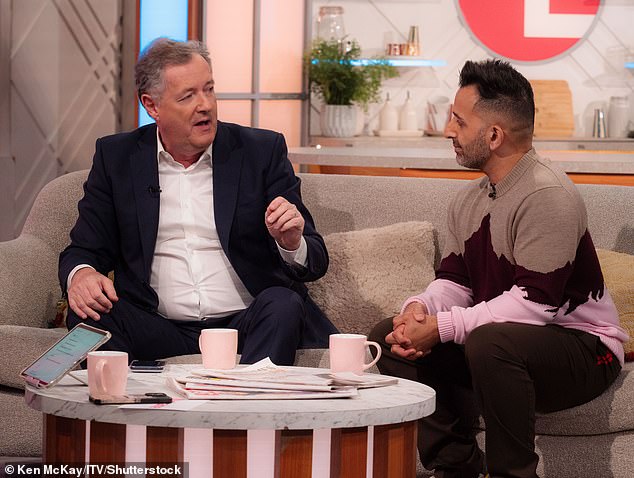 Bringing his signature chaos to the show, viewers claimed Lorraine looked 'very uncomfortable' as she 'lost control' of her own breakfast programme