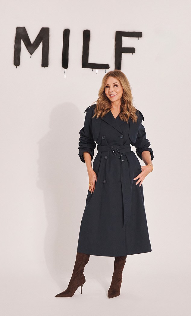 Carol looked jaw-dropping in the campaign for the store, as she stood beneath a sign reading MILF, and spoke about the research