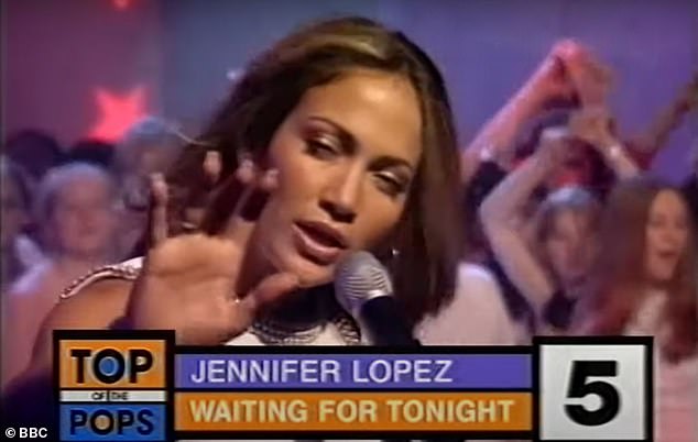 Dannii Minogue claimed Jennifer 'refused to perform' on Nineties music show Top Of The Pops unless her dressing room was completely redecorated (Pictured: J.Lo on TOTP in 1999)