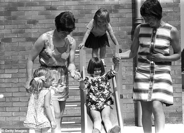 Statistics highlight how people in the 1970s generally lived more active lives – which would have helped them keep their weight down