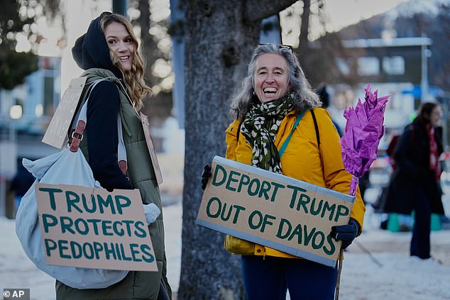 As usual, protesters rallied over the weekend in and near Davos ahead of the even