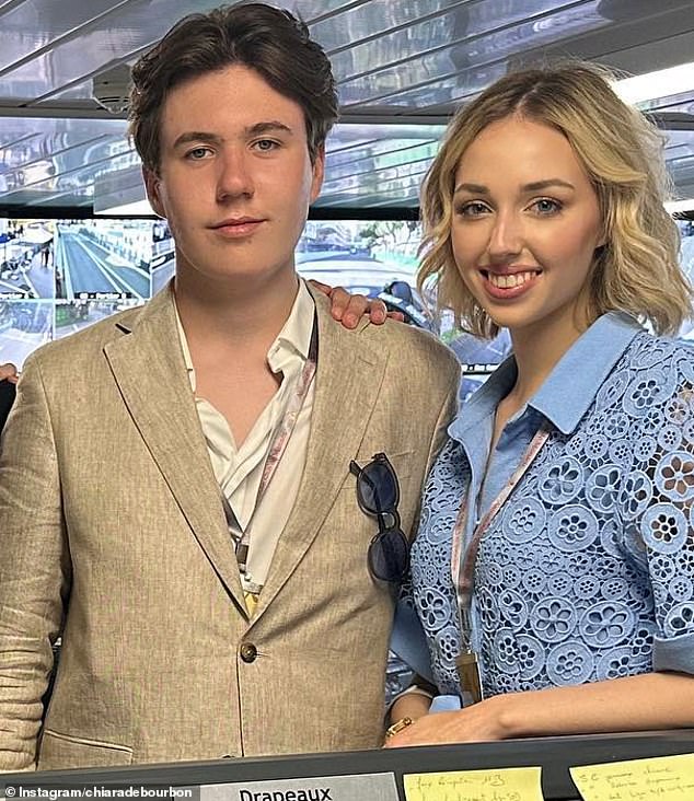 Rumours that Princess Chiara was dating Prince Christian were sparked after they were photographed standing next to each other at the Monaco Grand Prix