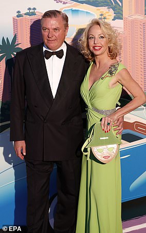 Prince Carlo, Duke of Castro, grandson of Prince Ranieri, and his wife Camilla