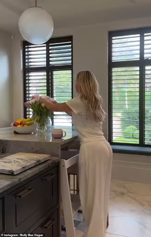 Marble is a go-to material for many who want to furnish a beautiful home - and Molly-Mae Hague is no different, enjoying several designs on her counter and the floor