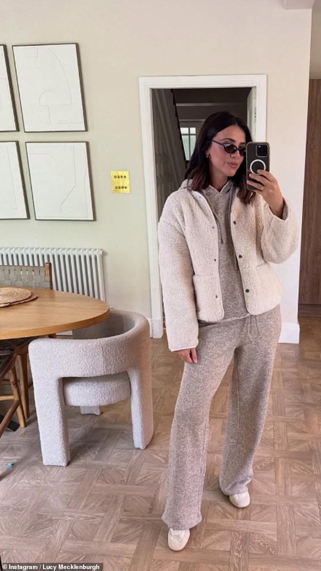 Lucy Mecklenburgh is among the dozens of celebrities who have become absolutely taken with bouclé. The material features in many A-listers' homes - usually in the form of a cosy sofa or a comfortable 'nook'