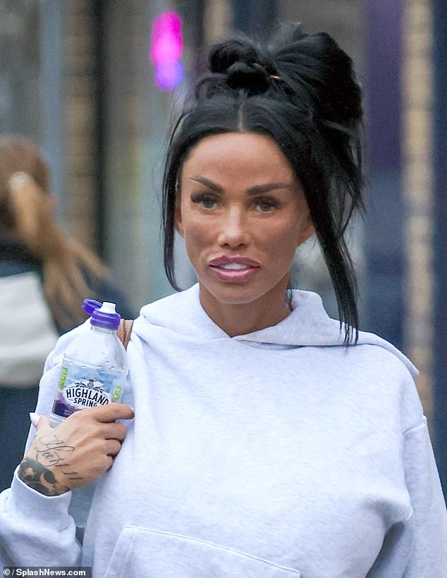 Katie previously shared her plans to undergo more surgery to add to her lengthy list of procedures, and she showcased the results of her transformation during her latest outing