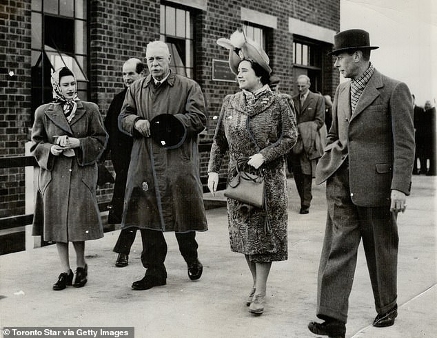 The Wolferton Pumping Station was initially opened by the late Queen's father King George VI (right) in 1948, allowing 7,000 acres of marshland to be drained, dried out and farmed