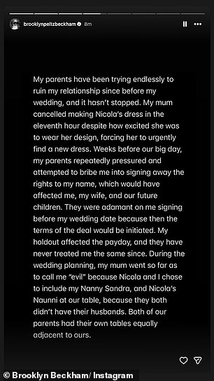 'I do not want to reconcile with my family. I'm not being controlled, I'm standing up for myself for the first time in my life.'