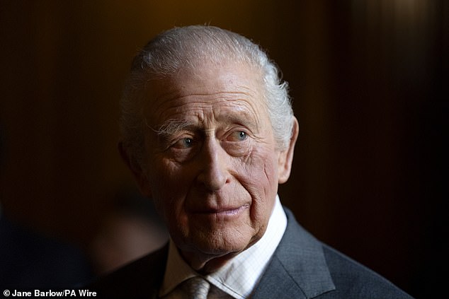 The King met local business leaders and joined a reception for 130 representatives from Scottish firms and investors