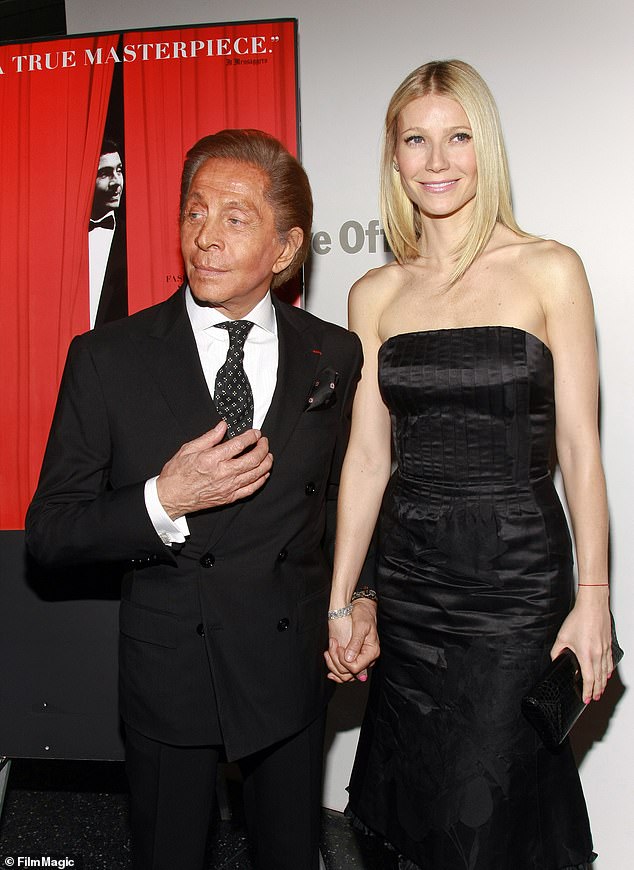 Holding hands at the premiere of Valentino: The Last Emperor in NYC in 2009
