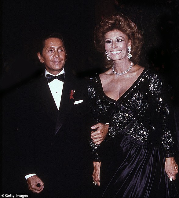 Also in 1992 he spent time with Sophia Loren in NYC