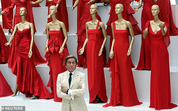 The designer seen during the opening of his exhibition at the Ara Pacis Museum in Rome in 2007