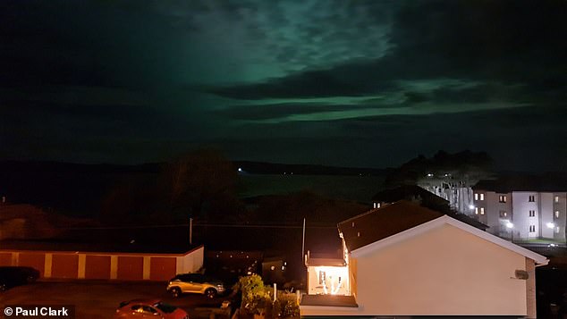 Green lights seen in Largs, West Coast Scotland