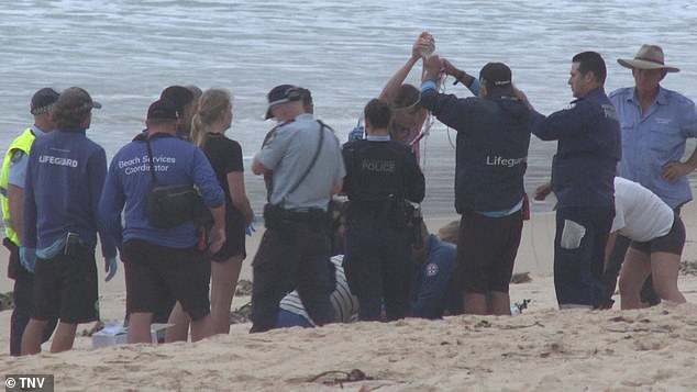 The latest attack comes just hours after a 27-year-old man was attacked by a shark at North Steyne Beach on Sydney's Northern Beaches about 6.20pm on Monday