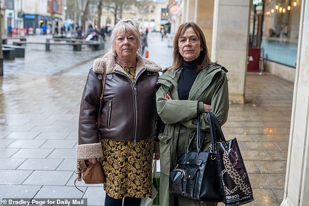 Debbie Linnane and Sue Betty shared their concerns about the housing scheme
