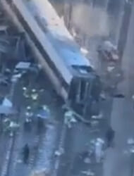 Aftermath of high-speed train collision revealed as death toll mounts