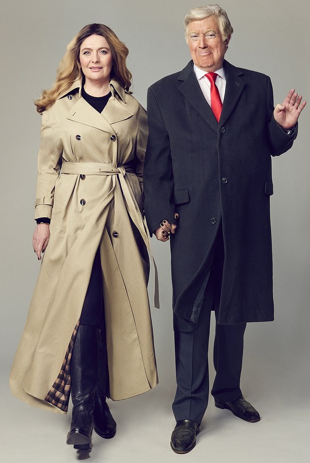 With one swoosh of my luxury Burberry trench coat tails I could let my husband - an impressively convincing Donald Trump lookalike - know what I thought of him without ever saying a word