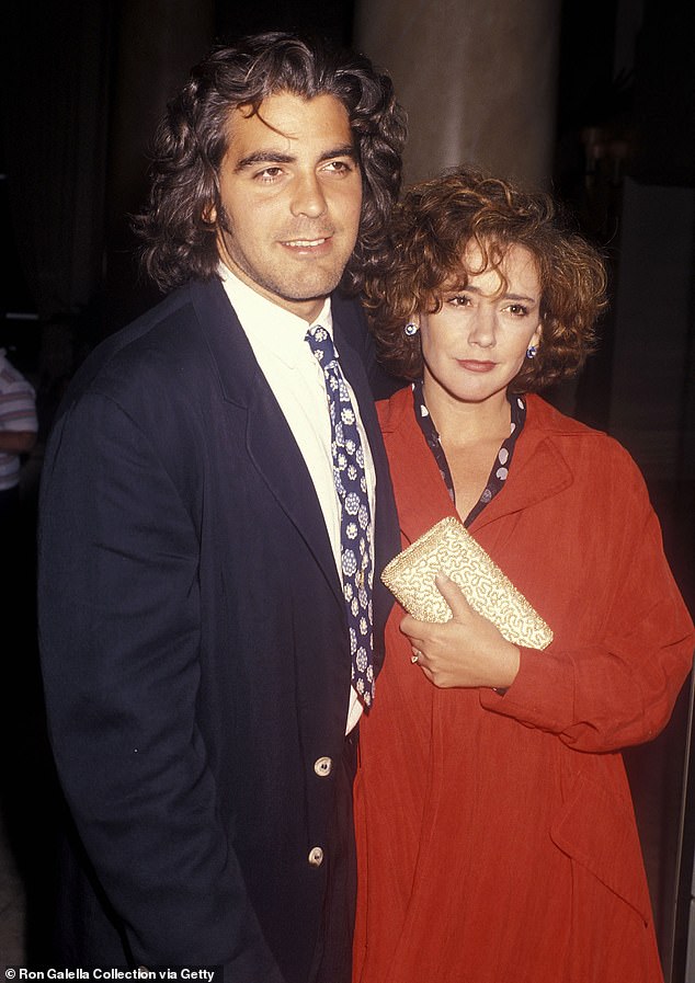 George was first married to Talia Balsam but their union was short-lived, with George confessing he 'definitely wasn't someone who should have been married at that point' (pictured in 1990)