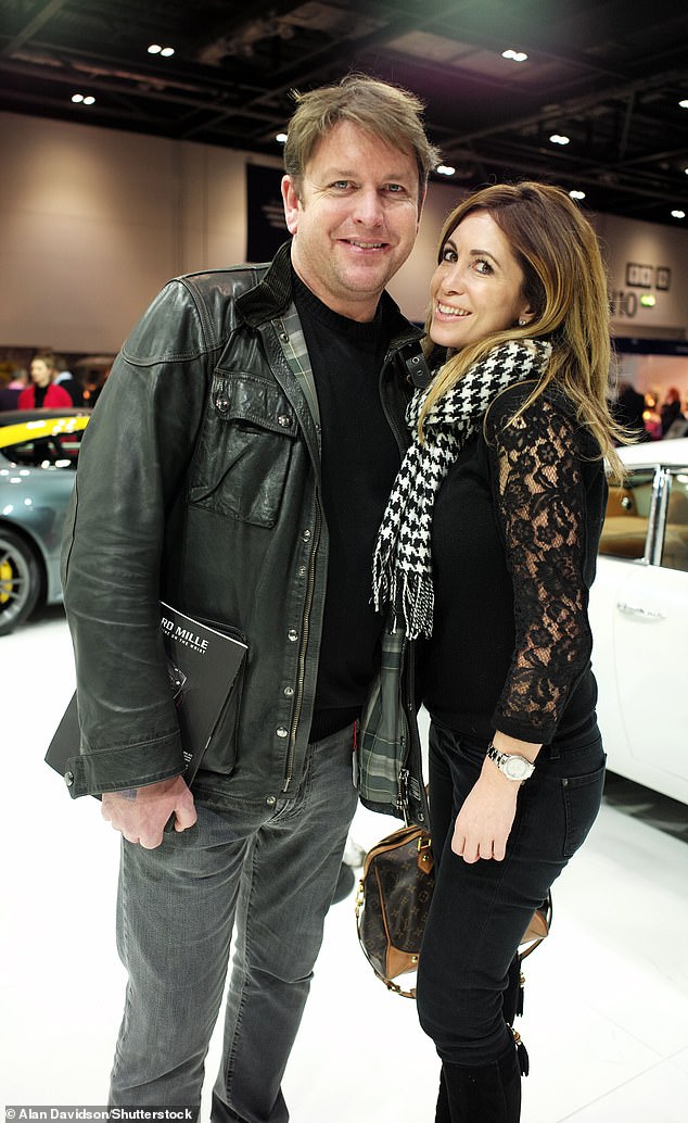 His engagement to Kim came exactly two years after he split from long-term girlfriend Louise Davies, 48, after 12 years together (pictured in 2015)