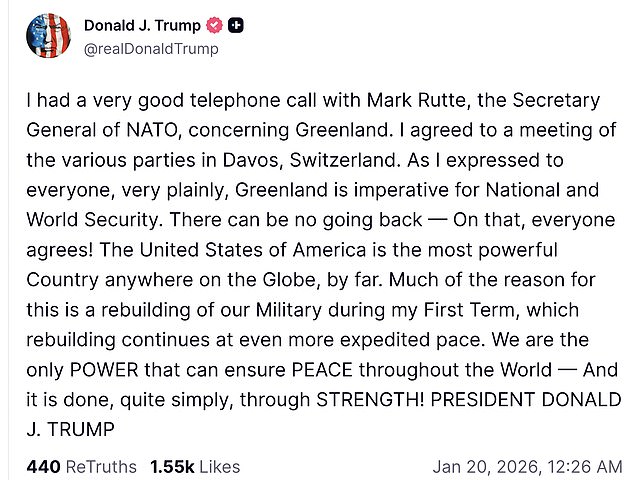 Trump further escalated tensions Monday night with a defiant post on Truth Social