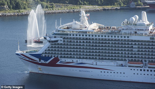 The 330m Britannia is the flagship of P&O's fleet, featuring almost 2,000 cabins over 15 passenger decks, with multiple, bars, theatres, nightclubs and swimming pools