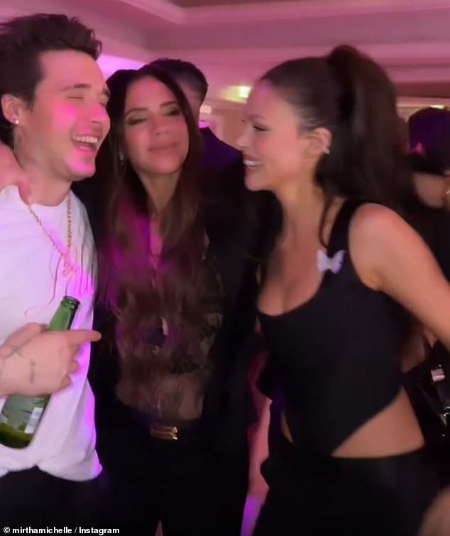 While Brooklyn has claimed that any displays of affection from his family were 'performative,' Victoria and Nicola seemed to be on much happier terms in 2024