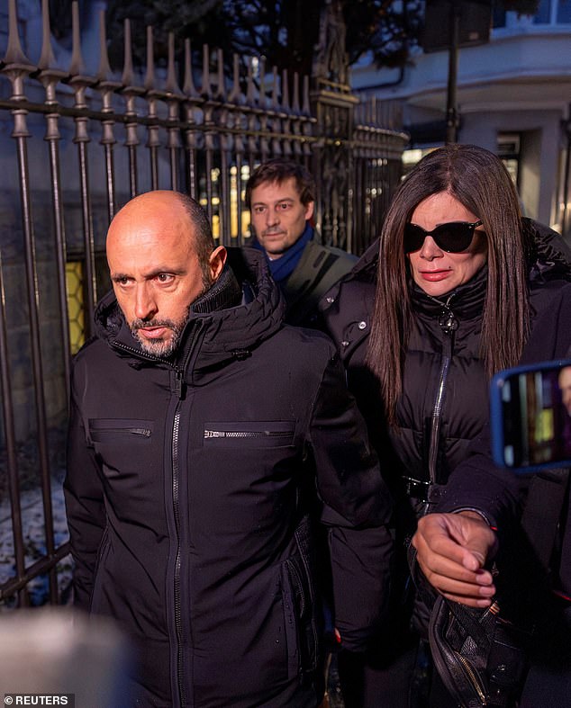 Jacques and Jessica Moretti, the couple who ran the Swiss bar in the ski resort of Crans-Montana which burst into flames during a New Year's Eve party, arrive for questioning at the Public Ministry of the Canton of Valais in Sion in southwestern Switzerland, January 9, 2026